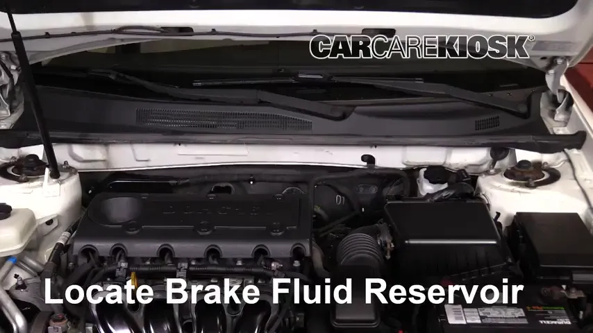 2009 Kia Optima EX 2.4L 4 Cyl. Brake Fluid Add Fluid